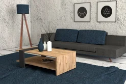 Terasa Soffbord 80 cm med Förvaring Hylla