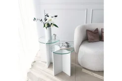 Teratio Satsbord 60x40x60 cm Runt