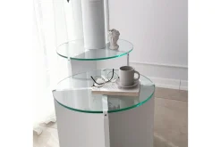 Teratio Satsbord 60x40x60 cm Runt