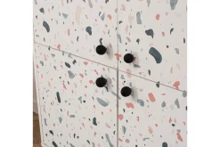 Terrazzo Highboard 95x111 cm Vit