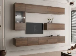 Tessan Tv väggenhet med LED-belysning