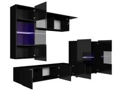 Tessan Tv väggenhet med LED-belysning