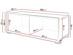 Tessan Tv-bänk 100 cm