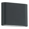 Thames II LED Vägglampa 11,5x9 cm antracit