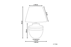 Thira Bordslampa 44 cm E27