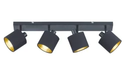Tommy Spotlight 4L E14 mattsvart/ guld