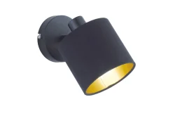 Tommy Spotlight 1L E14 mattsvart/ guld