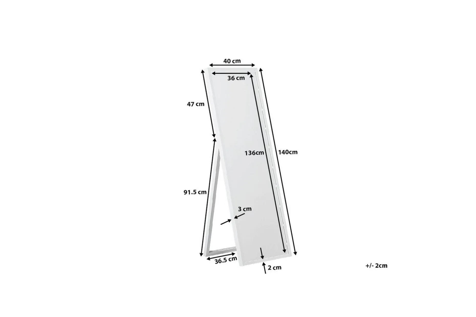 Torcy Spegel 40 cm