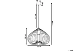 Tordino Taklampa 38 cm