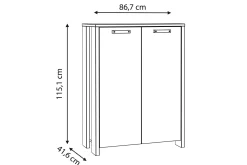 Torelles Sideboard 74x153 cm
