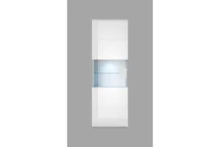 Toreno Vitrinskåp 39 djup 53 cm bred 159 cm hög Ljust Trä Glas