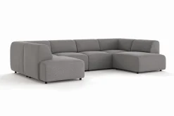 Torvasen 6-sits Soffa med Dubbeldivan i Tyg