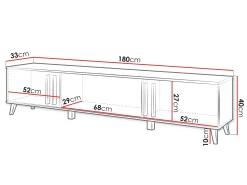 Torvos Tv-bänk 180 cm