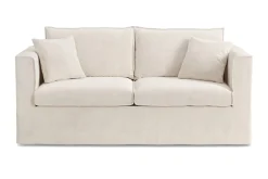 Travstad 3-sits Bäddsoffa i Chenille frammåtbäddad