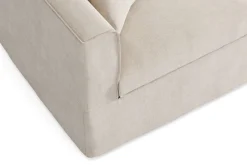 Travstad 3-sits Bäddsoffa i Chenille frammåtbäddad