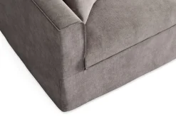Travstad 3-sits Bäddsoffa i Chenille frammåtbäddad
