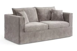 Travstad 3-sits Bäddsoffa i Chenille frammåtbäddad