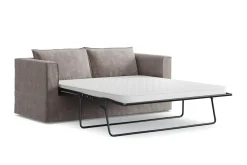 Travstad 3-sits Bäddsoffa i Chenille frammåtbäddad