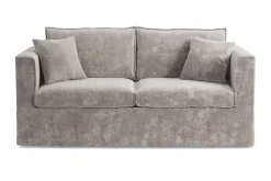Travstad 3-sits Bäddsoffa i Chenille frammåtbäddad
