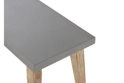 Trädgårdsbänk 160 cm grå ORIA