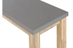 Trädgårdsbänk 160 cm grå OSTUNI