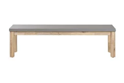 Trädgårdsbänk 160 cm grå OSTUNI