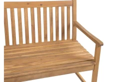 Trädgårdsbänk akaciaträ ljusbrun 180 cm VIVARA