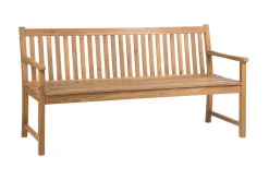 Trädgårdsbänk akaciaträ ljusbrun 180 cm VIVARA