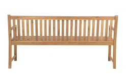 Trädgårdsbänk akaciaträ ljusbrun 180 cm VIVARA