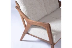 Trädgårdsbord & stolar (4 delar) Virella01 Grädde