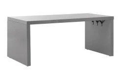 Trädgårdsbord 180 x 90 cm grå U-formad TARANTO