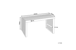 Trädgårdsbord Bellano 120x70x70 cm