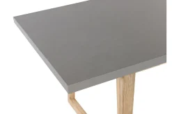 Trädgårdsbord grå 180 x 90 cm ORIA