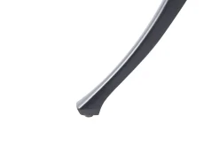 Trädgårdsbord rund 90 cm svart ANCONA