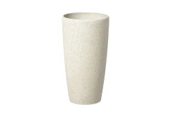 Trädgårdskruka Abdera set om 2 Beige, 23x23x42 cm