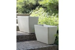 Trädgårdskruka Baris set om 2 Beige, 60x27x41 cm