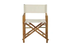 Trädgårdsstol 2 st ljust trä/beige MOLISE