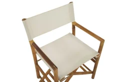 Trädgårdsstol 2 st ljust trä/beige MOLISE