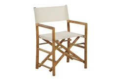 Trädgårdsstol 2 st ljust trä/beige MOLISE