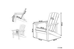 Trädgårdsstol Adirondack