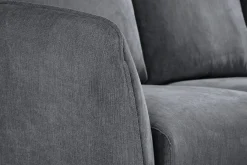 Trend Lyx 3-sits Högervänd L-formad Divansoffa i Tyg