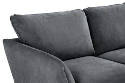 Trend Lyx 3-sits Högervänd L-formad Divansoffa i Tyg