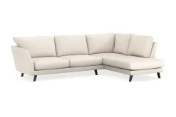 Trend Lyx 4-sits Högervänd L-formad Schäslongsoffa i Tyg