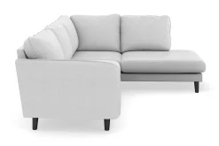 Trend Lyx 4-sits Högervänd L-formad Schäslongsoffa i Tyg
