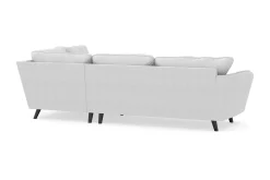 Trend Lyx 4-sits Högervänd L-formad Schäslongsoffa i Tyg