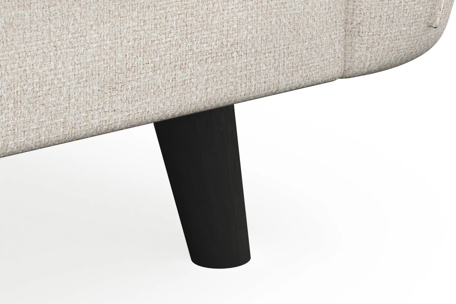 Trend Lyx 3-sits Högervänd L-formad Divansoffa i Tyg