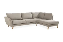 Trend Lyx 4-sits Högervänd L-formad Schäslongsoffa i Tyg