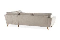 Trend Lyx 4-sits Högervänd L-formad Schäslongsoffa i Tyg