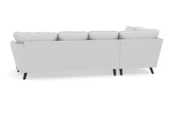 Trend Lyx 4-sits Högervänd U-formad Soffa med Divan och Schäslong i Tyg