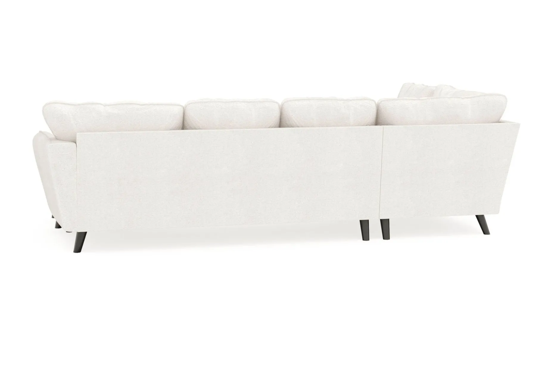 Trend Lyx 4-sits Högervänd U-formad Soffa med Divan och Schäslong i Bouclé